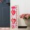 Glitzhome® 36" Valentine's Lighted Wooden Stacked Heart Porch Decor with Timer